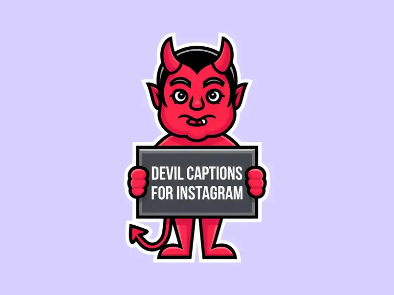 Devil Captions for Instagram