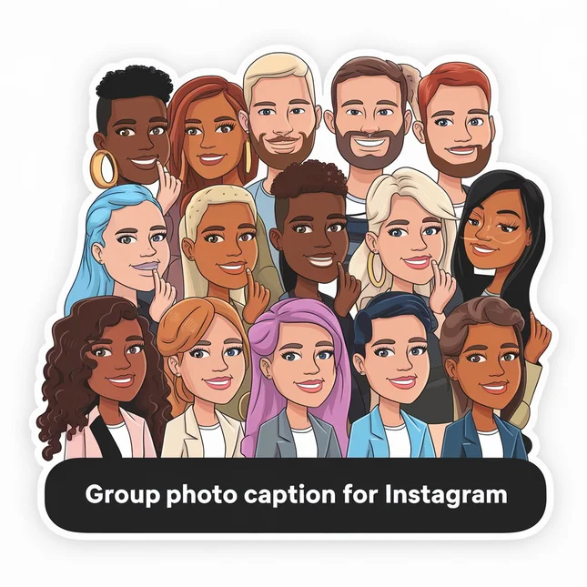 Group Photo Caption for Instagram