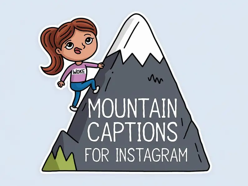 Mountain Captions for Instagram