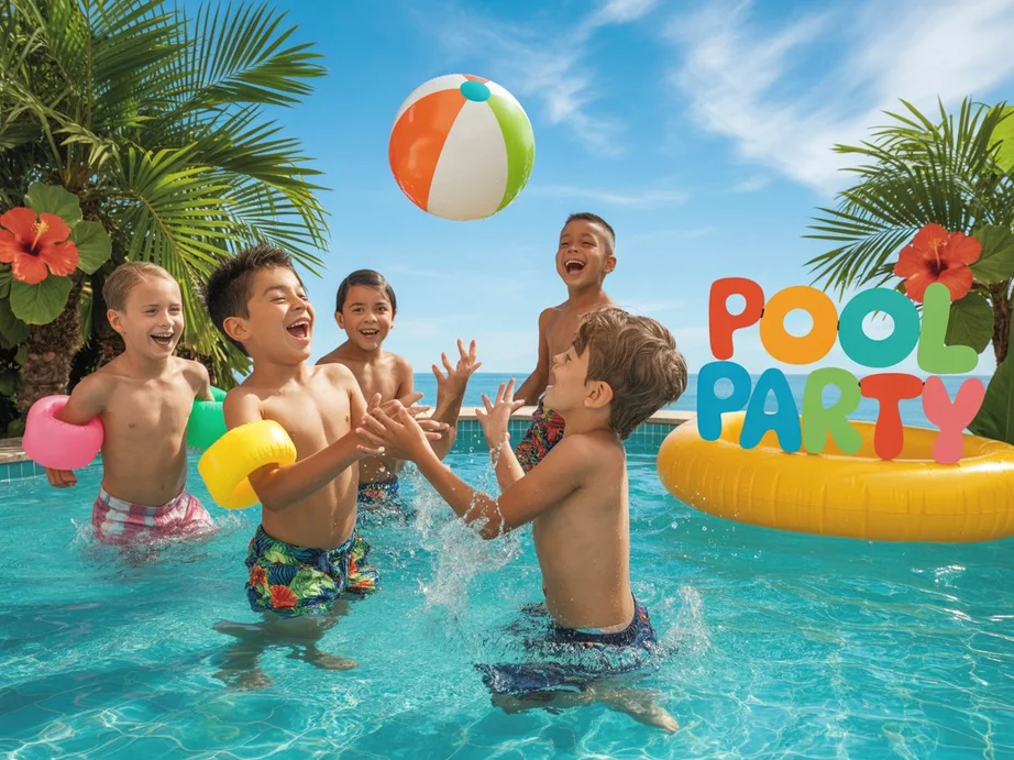 Instagram captions for colorful pool party