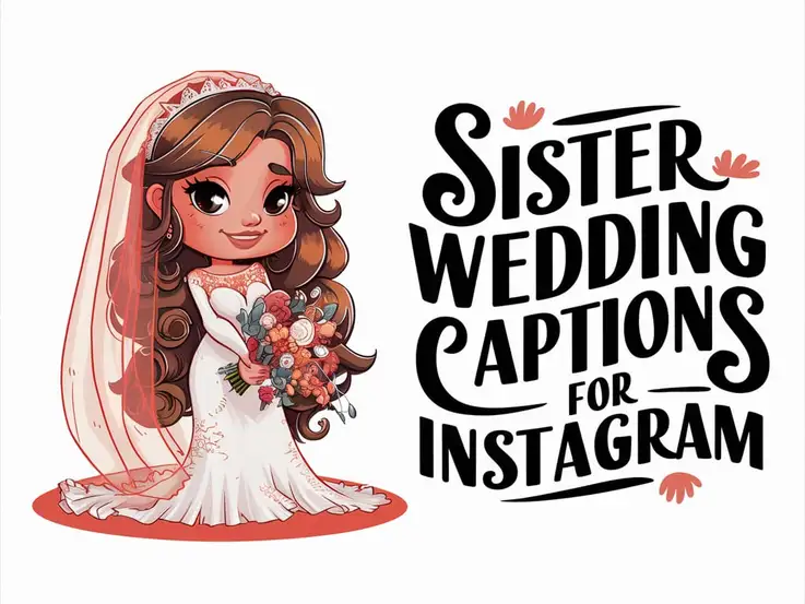 Sister Wedding Captions for Instagram